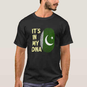 Pakistan In My Dna Pakistani Flag Team Pakistan T-Shirt