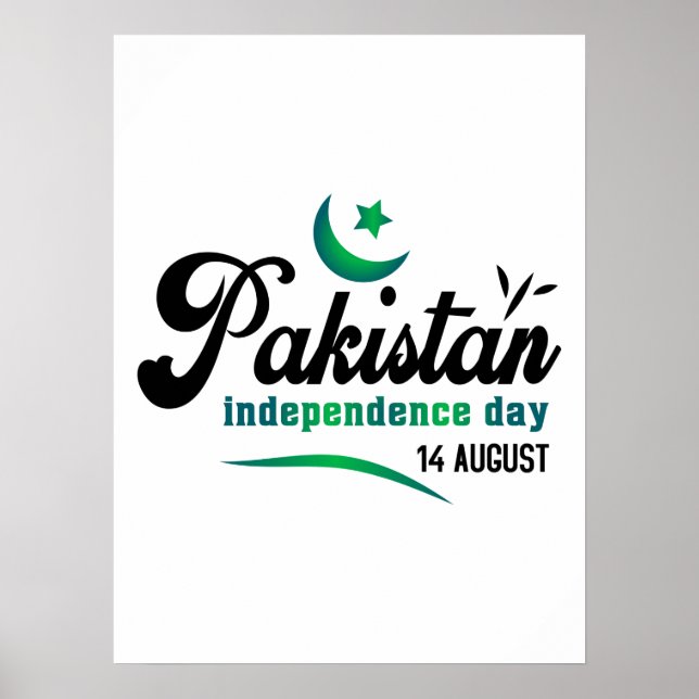 Pakistan Independence Day 14 August Poster (Front)