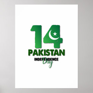 Pakistan Independence Day 14 August Poster