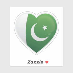 Pakistan Love Icon Sticker