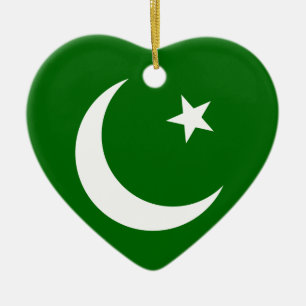 Pakistan Muslim League, Colombia flag Ceramic Tree Decoration