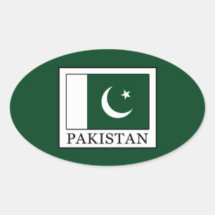 Pakistan Oval Sticker