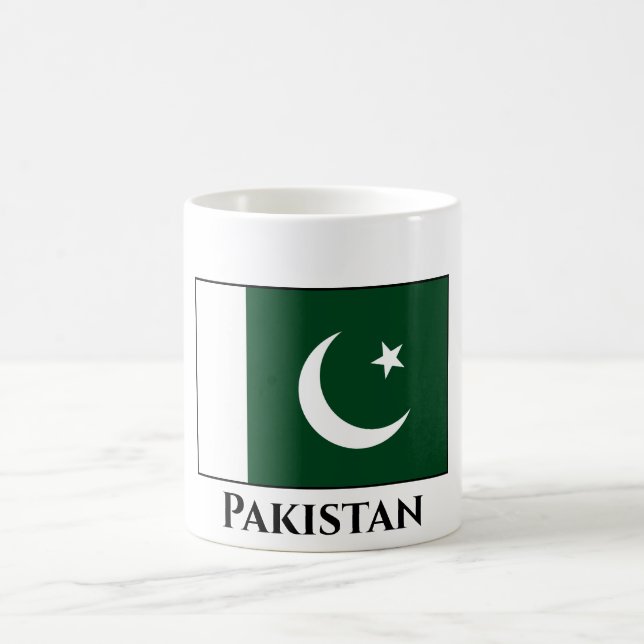 Pakistan (Pakistani) Flag Coffee Mug (Center)