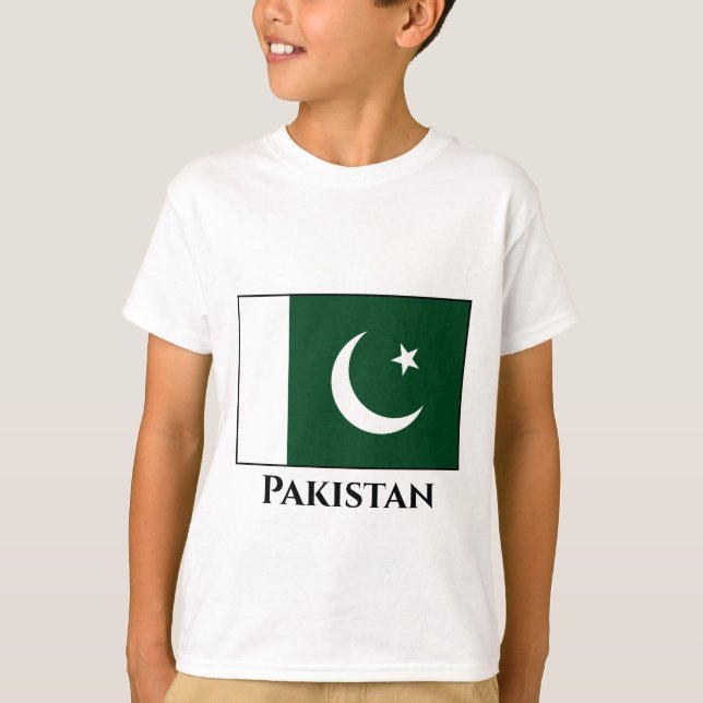 Pakistan (Pakistani) Flag T-Shirt (Front)