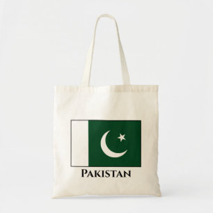 Pakistan (Pakistani) Flag Tote Bag