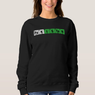Pakistan Periodic Table Elements Chemistry Cool Pa Sweatshirt