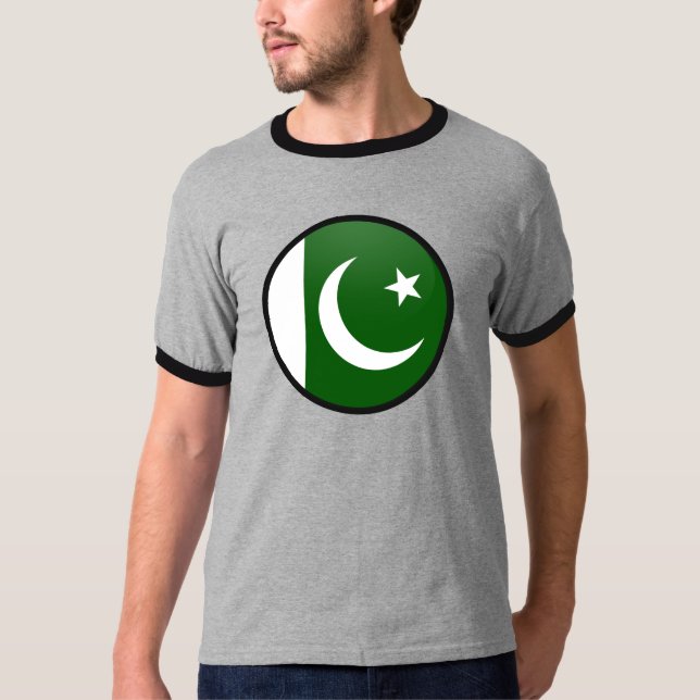 Pakistan quality Flag Circle T-Shirt (Front)