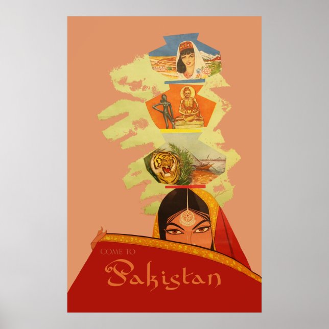 Pakistan - Vintage Poster (Front)