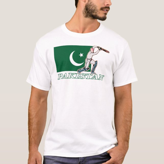 Pakistani Cricket Player T-Shirt (Front)