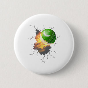 Pakistani Cricket Supporters Kit Gift Pakistan Cri 6 Cm Round Badge