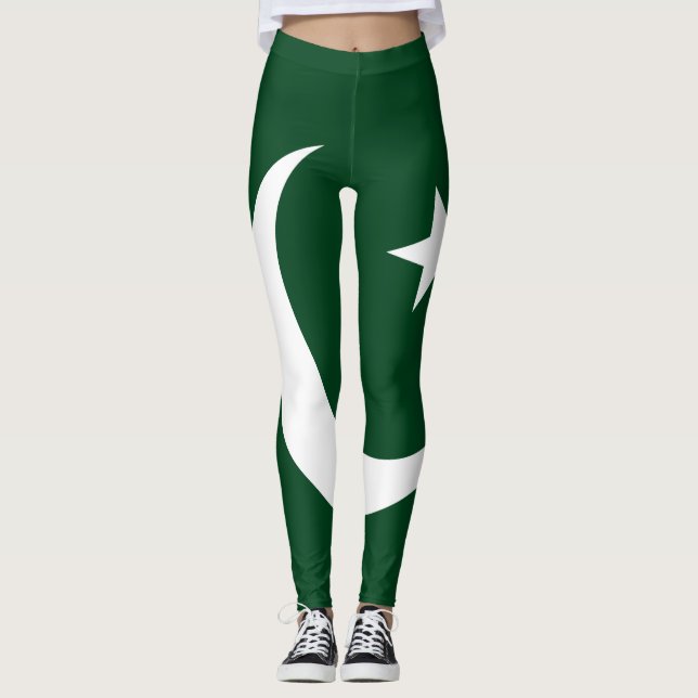 Pakistani Flag Leggings (Front)