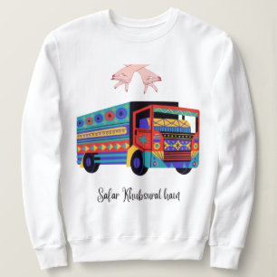 Pakistani Truck Art Cultural Folk Design Sweatshirt