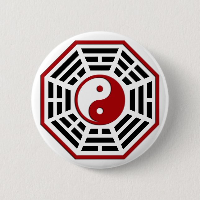 PaKua 6 Cm Round Badge (Front)