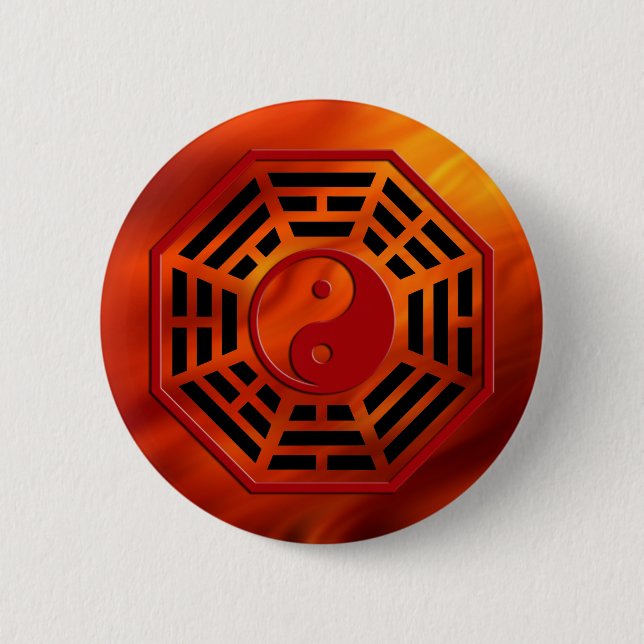 PaKua 6 Cm Round Badge (Front)