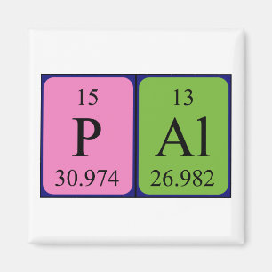 Pál periodic table name magnet