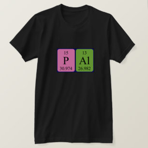 Pál periodic table name shirt