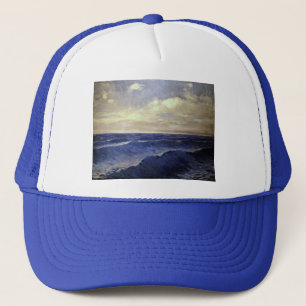 Pal Szinyei-Merse - water wave vintage. paintings Trucker Hat