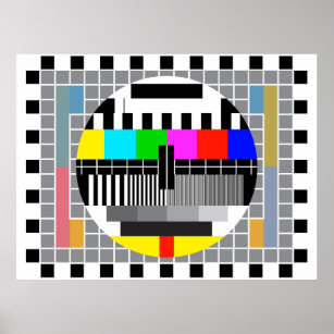 PAL test card Poster