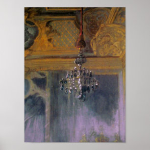 Palace Chandelier ~ Print Romantic French Fun