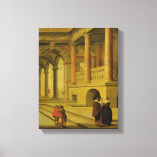 Palace Courtyard Canvas Print
