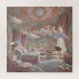 Palace Dreamscape Psychedelic Rococo Revival Mural Jigsaw Puzzle