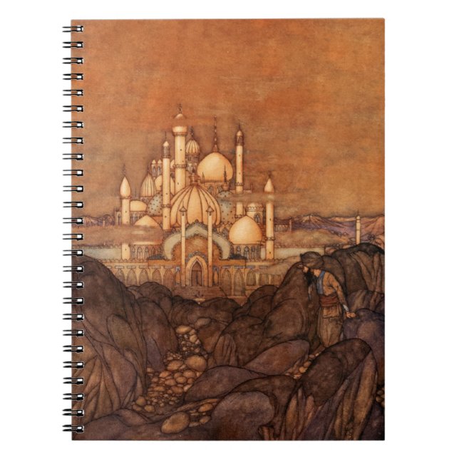 Palace Edmun Dulac Architecture Arabian Nights Notebook (Front)