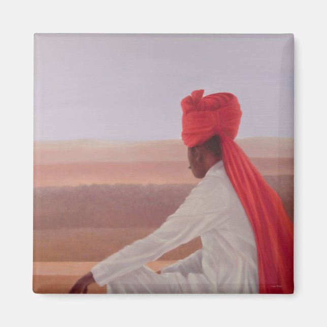 Palace Guard Jaipur Magnet (Front)