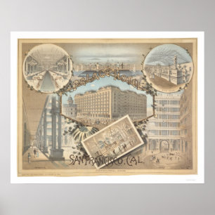 Palace Hotel, San Francisco, California Poster