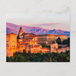 Palace in the Mountains Postcard