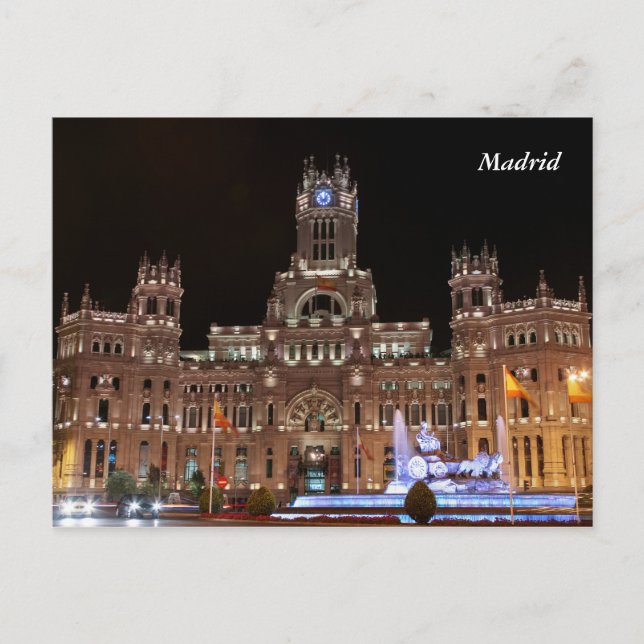Palace of Cibeles Postcard (Front)