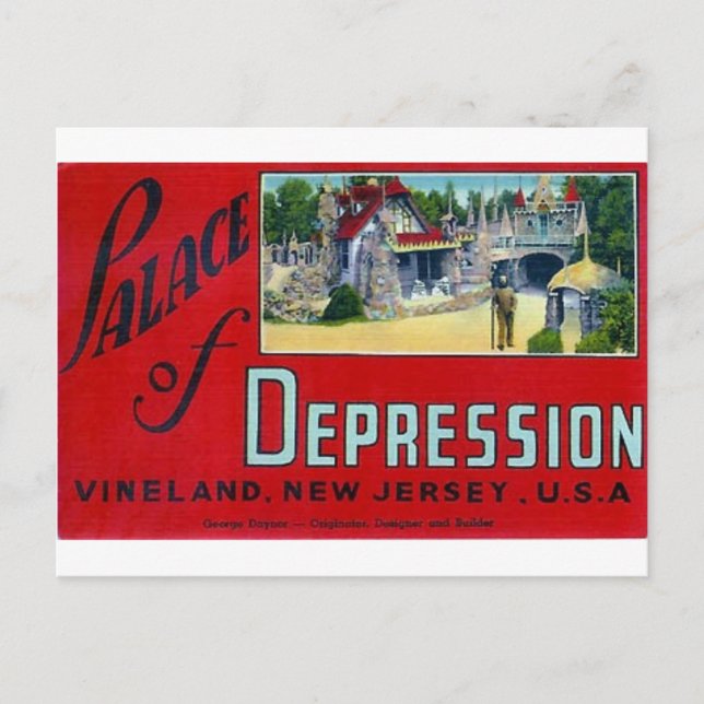 Palace of Depression Postcard (Front)