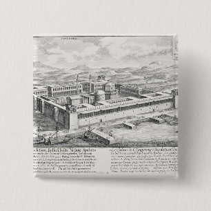Palace of Diocletian (245-313), Split, Yugoslavia, 15 Cm Square Badge