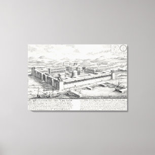 Palace of Diocletian (245-313), Split, Yugoslavia, Canvas Print