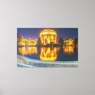 Palace of Fine Art Nighttime Canvas Print