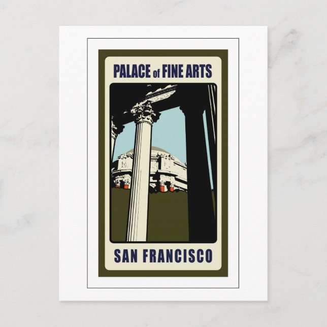 Palace of Fine Arts Postcard (Front)