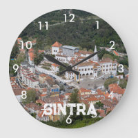 Palace of Sintra from above in Sintra, Portugal