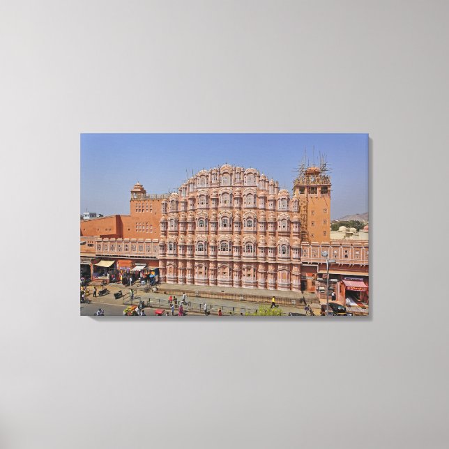 Palace of the Winds (Hawa Mahal), Jaipur, India, Canvas Print (Front)