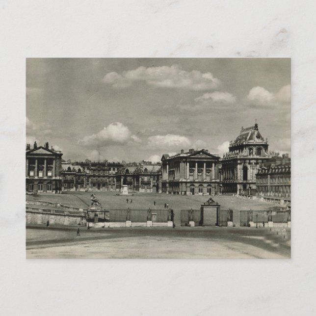 Palace of Versailles 1924 Postcard (Front)