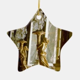 Palace of versailles Hall of mirrors Golden statue Ceramic Tree Decoration