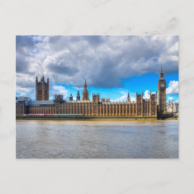Palace of Westminster Postcard (Front)