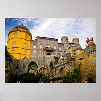 Palace Pena, Sintra, Portugal Poster