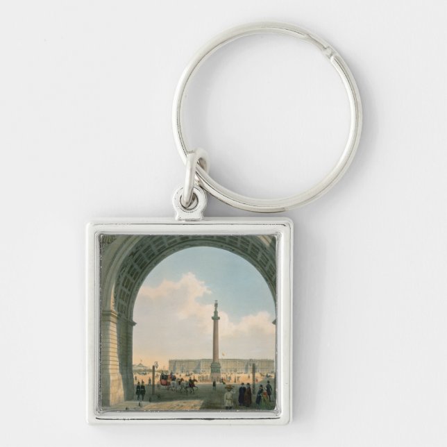 Palace Square, View from the Arch of the Army Key Ring (Front)