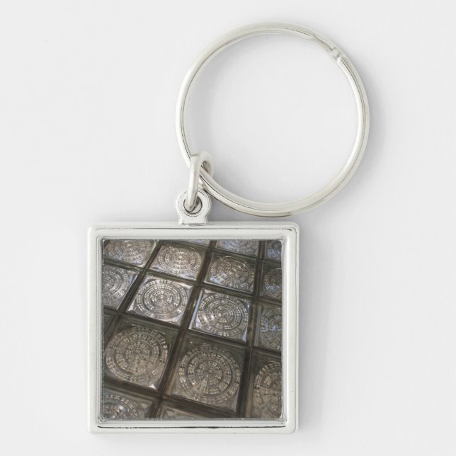 Palacio de Communicaciones, glass flooring Key Ring (Front)