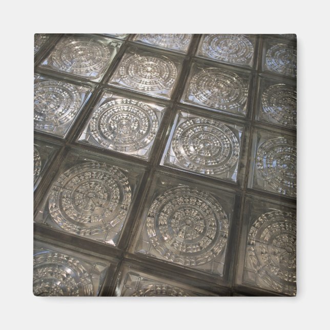 Palacio de Communicaciones, glass flooring Magnet (Front)