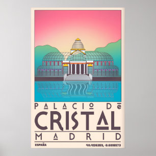 Palacio De Cristal Poster Bold Geometry and Calm