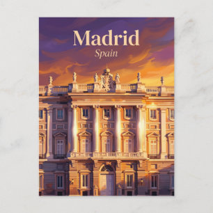 Palacio Real de Madrid Spain Postcard