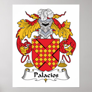Palacios Family Crest Poster