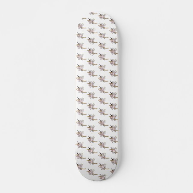 Paladin Dice Design Skateboard (Front)