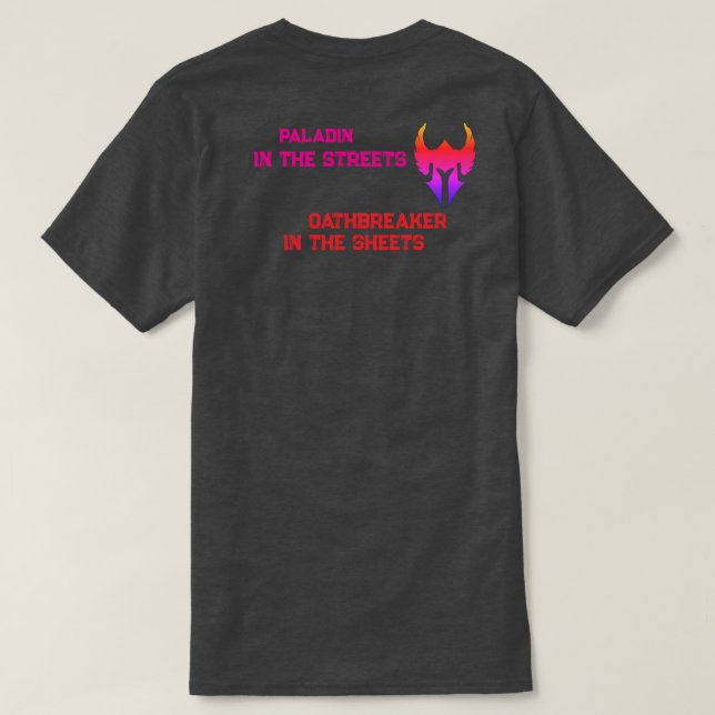 Paladin Oathbreaker Smacktalk T-Shirt (Design Back)