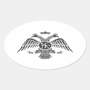 Palaiologos Eagle Oval Sticker